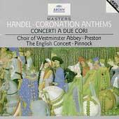 copertina HANDEL GEORGE FRIDERIC Coronation Anthems