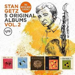 copertina GETZ STAN 5 Original Albums Vol.2 (5cd)