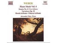 copertina WEBER CARL MARIA VON Piano Music Vol.4