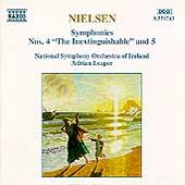 copertina NIELSEN CARL Symphonies 4-5